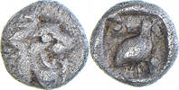 Tetartemorion ca. 420-390 BC Mylasa  Münze, Caria, Mylasa, SS, Silber SS