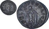 Aurelianus Coin, Carinus, Ticinum, Billon, RIC:295 -