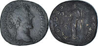 Dupondius Coin, Marcus Aurelius, Rome, Very rare, Bronze -