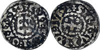 France Denier Coin, Maine, Herbert I, Le Mans -