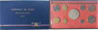 France Coffret 1 c. à 50 frs. Coin, Monnaie de Paris, FDC -