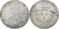 France 1/2 Ecu aux branches d'olivier Louis XV, Rouen -