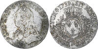 France Ecu aux branches d'olivier Louis XV, Nantes, Silver -