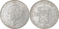 2-1/2 Gulden 1930 Utrecht Niederlande Wilhelmina I, Utrecht, UNZ, Silber, KM:165 UNZ