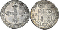 France 1/4 Ecu de Béarn Henri IV, Pau, Silver, Gadoury:603 -