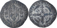 France Douzain aux croissants Henri II, Saint-Lô, Rare -