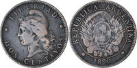 Argentina 2 Centavos Bronze, KM:33 -