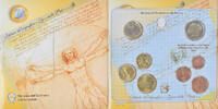 Italy Set 1 ct. - 2 Euro Rome, Coin card.FDC -
