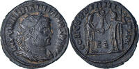 Æ radiate fraction Maximianus, Cyzicus, Bronze, RIC:15b -