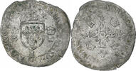 France Douzain aux croissants Henri II, Limoges, Billon -