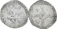 France Douzain aux croissants Henri II, Tours, Billon -