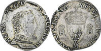 France Teston à la tête nue Henri II, Toulouse, Buste D, Silver -