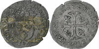 France Douzain aux deux H Henri IV, Maringues, Very rare, Billon -