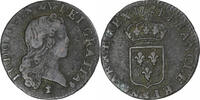 France Liard au buste enfantin Louis XV, Reims, Copper -