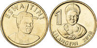 Swaziland Lilangeni Coin, ESWATINI., Aluminum-Bronze -