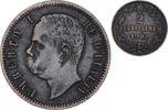 Italy 2 Centesimi Coin, Umberto I, Rome, Copper, KM:30 -