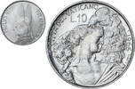 VATICAN CITY 10 Lire Coin, Paul VI, Aluminum, KM:87 -