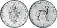VATICAN CITY 2 Lire Coin, Paul VI, Aluminum, KM:117 -