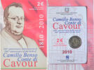 Italy 2 Euro Camillo Benso comte di Cavour, Rome, Special Unc. -