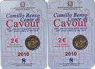 Italy 2 Euro Camillo Benso comte di Cavour, Rome, Special Unc. -