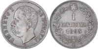 Italy Centesimo Coin, Umberto I, Rome, Copper, KM:29 -