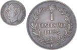 Italy Centesimo Coin, Rome, Copper, KM:29 -