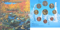 Finland 1 Cent to 2 Euro euro set - gold panning, Mint of Finland, BU -