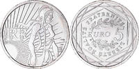 France 5 Euro Semeuse, Silver, KM:1534 -