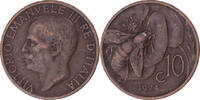 Italy 10 Centesimi Coin, Bronze, KM:60 -