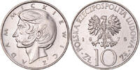 Poland 10 Zlotych Coin, Warsaw, Copper-nickel, KM:73 -