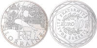 France 10 Euro Paris, Lorraine, Silver, KM:1743 -