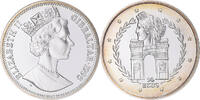 Gibraltar 14 Ecus Coin, Elizabeth II, ELIZABETH II.BE -