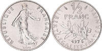 France 1/2 Franc Coin, Semeuse, Paris, FDC, Nickel, KM:931.1 -