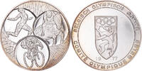 Belgium Medaille Médaille Comité olympique belge 1977 .fdc -