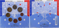 France 1 Cent to 2 Euro euro set, Monnaie de Paris, BU -
