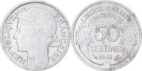 50 Centimes 1941 Paris Frankreich Münze, Morlon, Paris, VZ, Aluminium, KM:894.1a VZ