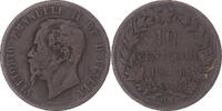 Italy 10 Centesimi Coin, Vittorio Emanuele II, Strasbourg -