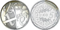 France 5 Euro Liberté, Paris, Silver -