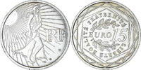 France 15 Euro Semeuse, Silver, Gadoury:2, KM:1535 -