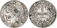 France Franc Coin, Cérès, Paris, Silver, KM:822.1, Le -