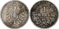 GERMANY - EMPIRE Mark Coin, Wilhelm I, Karlsruhe, Silver -