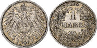 GERMANY - EMPIRE Mark Coin, Wilhelm II, Berlin, Silver, KM:14 -