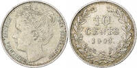 Netherlands 10 Cents Coin, Wilhelmina I, Utrecht, Silver -