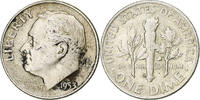 United States Dime Roosevelt Dime, U.S. Mint, Denver, Silver -