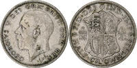 Great Britain 1/2 Crown George V, Silver, KM:835 -