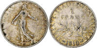 France Franc Semeuse, Paris, Silver, KM:844.1, Gadoury:467 -