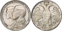 Greece 30 Drachmai Constantine II, Silver, KM:87 -