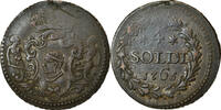 ITALIAN STATES 4 Soldi Coin, CORSICA, General Pasquale Paoli, Murato -