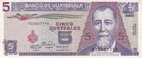 Guatemala 5 Quetzales Banknote, 1990-01-03, KM:74a -