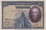 Spain 25 Pesetas Banknote, 1928-08-15, KM:74b -